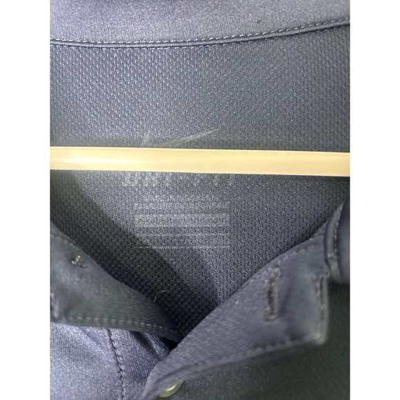 Nike Dri Fit Navy Polo Performance Shirt Moisture‎ Wicking Golf Top Size XXL - Picture 5 of 7